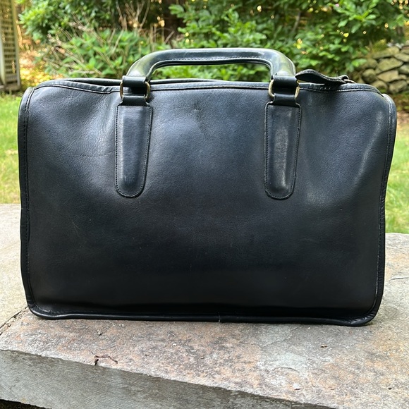 Coach Vintage New York Bonnie Cashin Slim Satchel Black 9425 - Picture 3 of 11